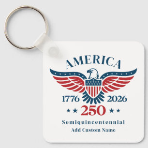 Chaveiro América 250 Águia Careca Nome Personalizado Minima