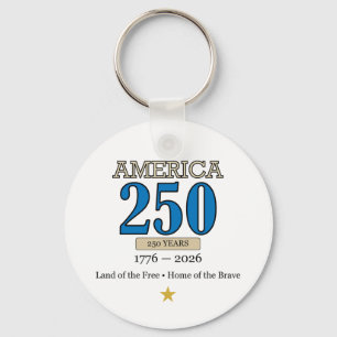 Chaveiro América 250 Anos 1776–2026 Águia Patriótica Vintag