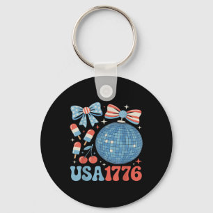 Chaveiro América Coquette Usa 4 De Julho Dia Da Mulher