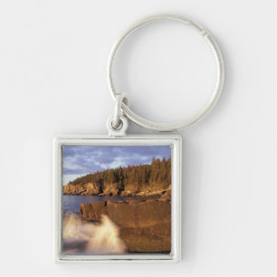 Chaveiro América do Norte, EUA, ME, A costa rochosa do Main