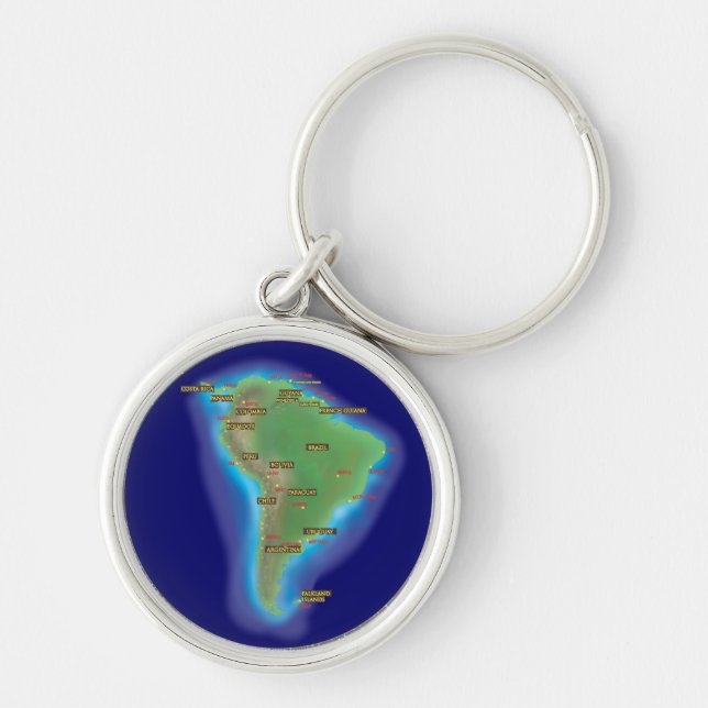 Chaveiro América do Sul (Frente)