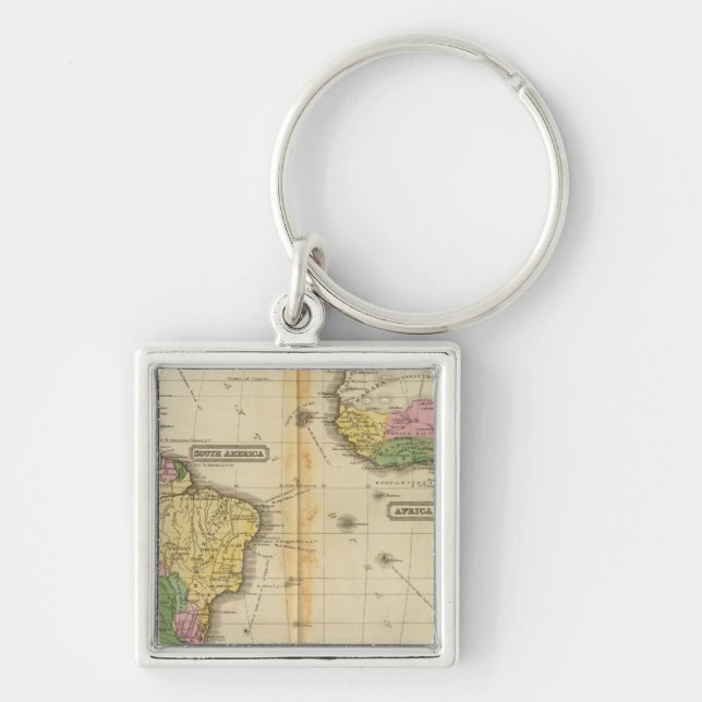 Chaveiro América do Sul, África (Frente)