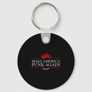 Chaveiro America Punk Novamente Anti Trump Rock Idea