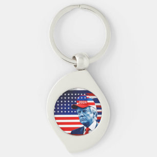 Chaveiro American Donald Trump 2024 Flag