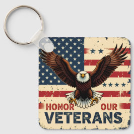 Chaveiro American Eagle Honor Our Veterans