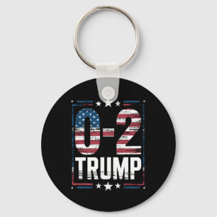 Chaveiro American Flag 0-2 Trump 2024