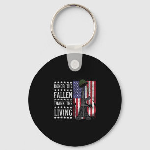 Chaveiro American Flag Honra The Fallen Obrigado Living Mem