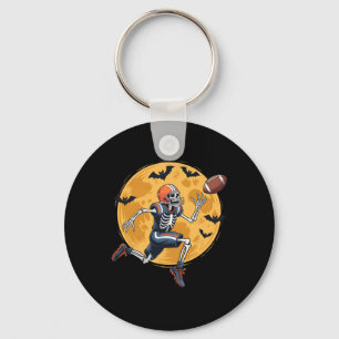 Chaveiro American Football Fan Skeleton Halloween Mens Boys