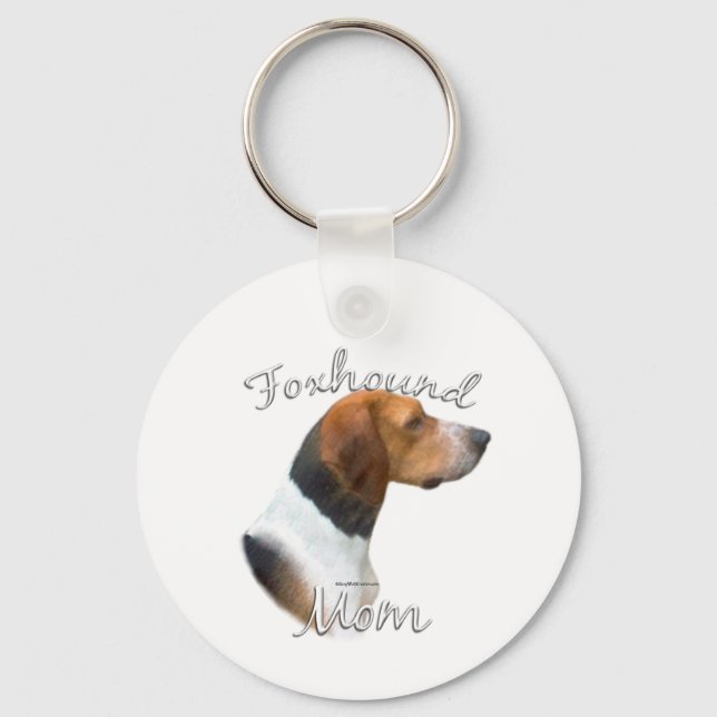 Chaveiro American Foxhound Mãe 2 (Frente)