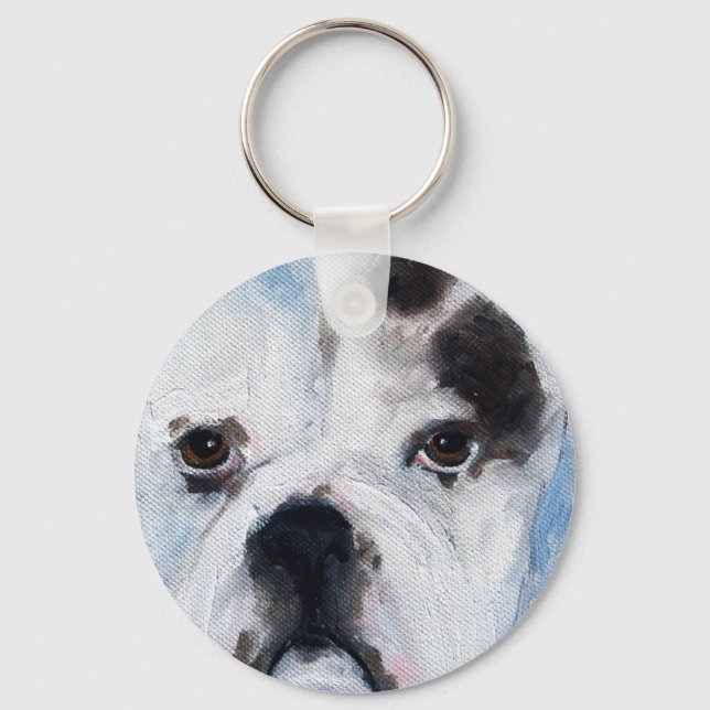 Chaveiro American pit bull puppy Keychain (Frente)