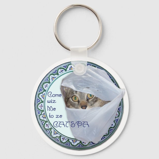 Chaveiro American Shorthair - Spa de Gatos, Sim! (Frente)
