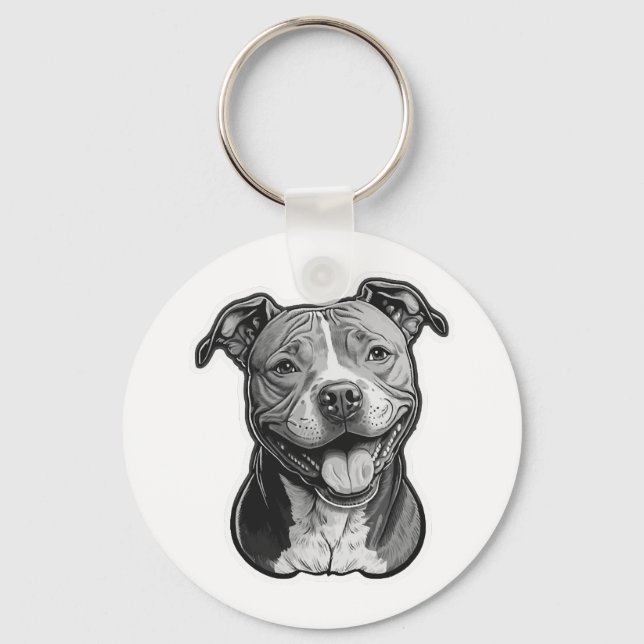 Chaveiro American Staffordshire Terrier (Frente)
