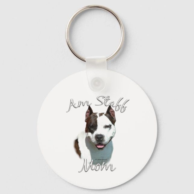 Chaveiro American Staffordshire Terrier Mãe 2 (Frente)
