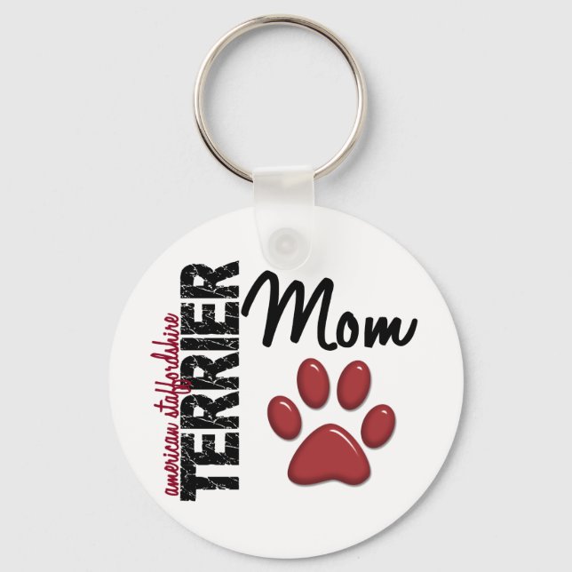 Chaveiro American Staffordshire Terrier Mãe 2 (Frente)