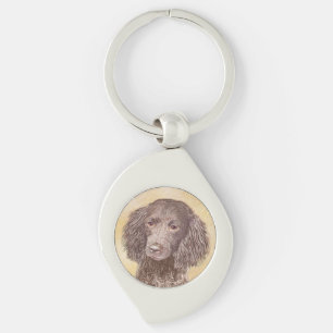 Chaveiro American Water Spaniel Painting - Arte Original de