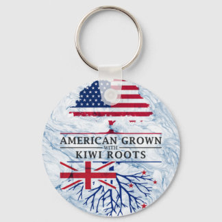 Chaveiro Americano cresceu com Kiwi Roots Marble Style Desi