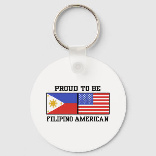 Chaveiro Americano filipino orgulhoso