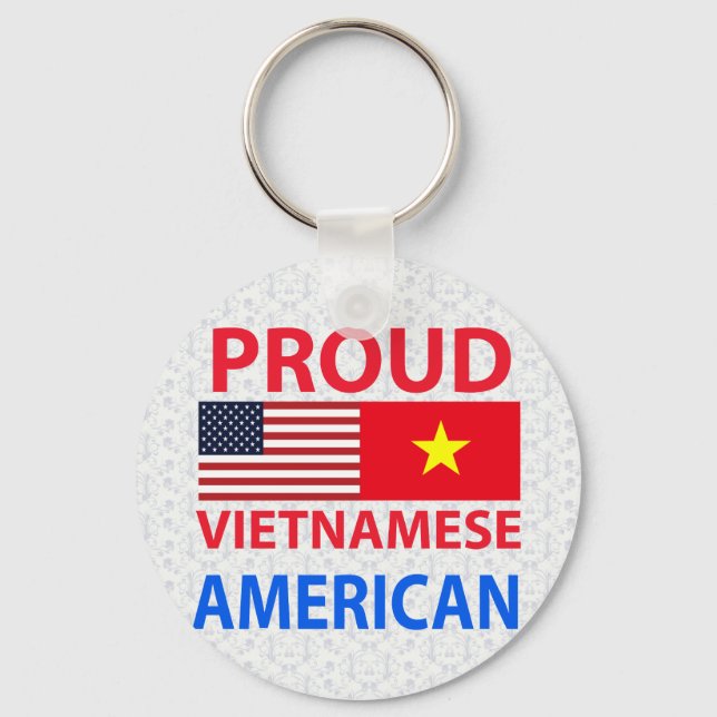 Chaveiro Americano vietnamita orgulhoso (Frente)