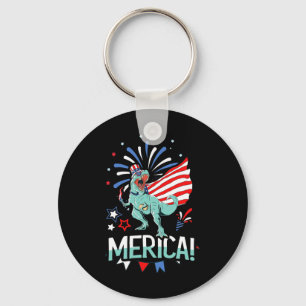 Chaveiro Amerisauro Rex American Flag Independence Day