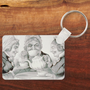 Chaveiro Amigas da Festa de Chá Vintage, Uma Xícara Que Ale