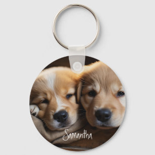 Chaveiro Amigos de Cachorro para Sempre Personalizam seu No