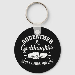 Chaveiro Amigos de padrinho e afilhado por toda vida