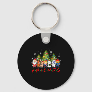 Chaveiro Amigos do Papai Noel do Natal Rudolph Boneco de Ne