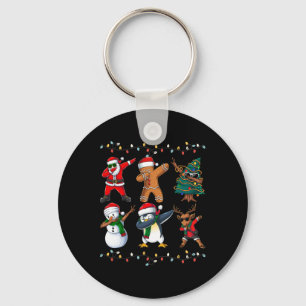 Chaveiro Amigos Duendes do Papai Noel Dabbing Natal Meninos