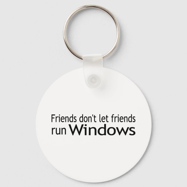 Chaveiro Amigos Executar Windows (Frente)