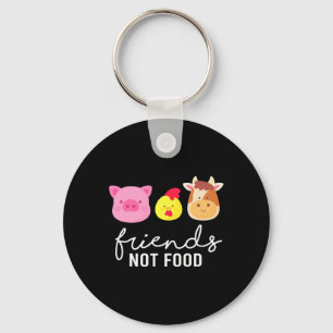 Chaveiro Amigos Porco Frango Vaca Não Comida Bio Legumes Ve