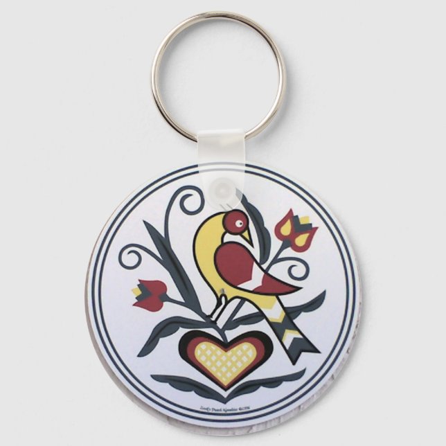 Chaveiro AmishHex-LoveBird (Frente)