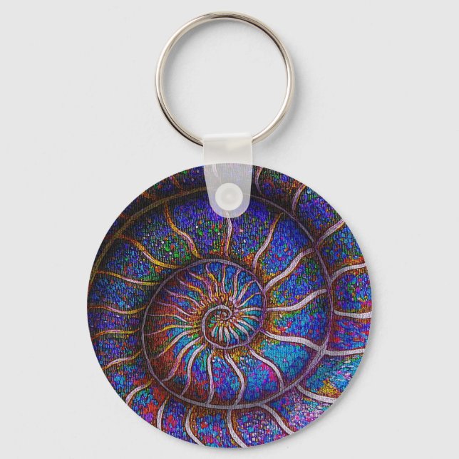Chaveiro Ammonite Binário (Verso)