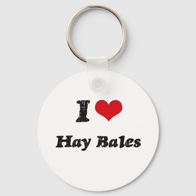 Chaveiro Amo HAY BALES (Frente)