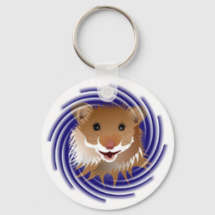 Chaveiro Amo meu hamster pequeno