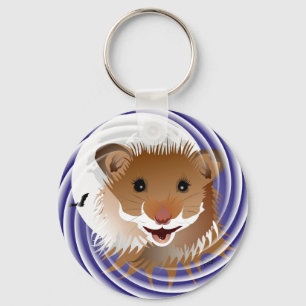 Chaveiro Amo meu hamster pequeno