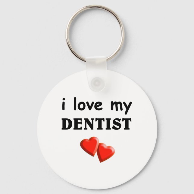 Chaveiro Amo o meu Dentista (Frente)
