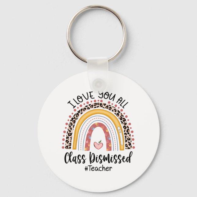 Chaveiro Amo Todos Vocês Cl Dispensaram O Arco-Íris No Dia  (Frente)