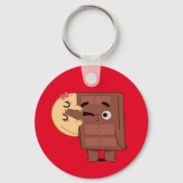 Chaveiro Amor a cada Casal Engraçado Adora Pancake