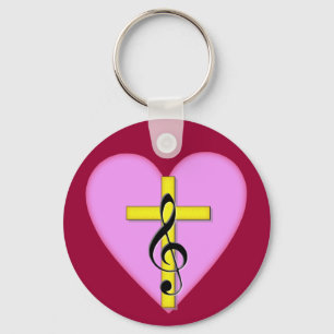 Chaveiro Amor à Música Cristã