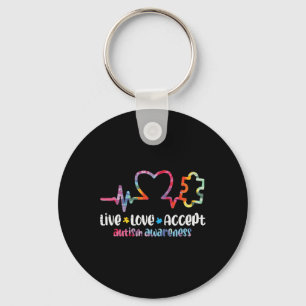 Chaveiro Amor ao Vivo Aceita Autismo Sensibilização Mãe Hom