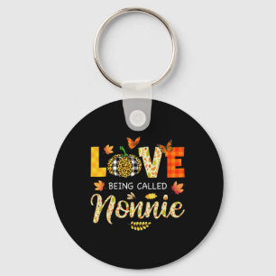 Chaveiro Amor Chamado de Nonnie Pumpkin Fall Deixa Obrigado
