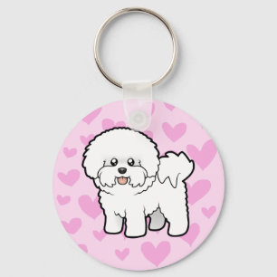 Chaveiro Amor de Bichon Frise