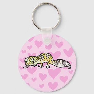 Chaveiro Amor de Lagartixa Leopardo