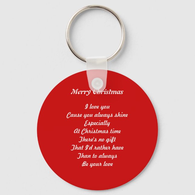 Chaveiro Amor de Natal (Frente)
