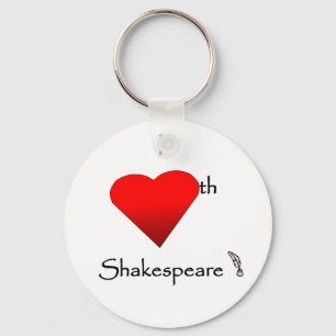 Chaveiro Amor de Shakespeare
