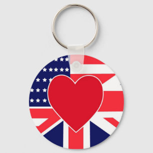 Chaveiro Amor de USA/UK