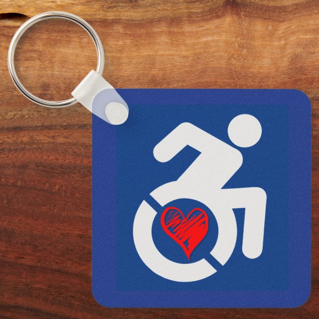 Chaveiro Amor Deficiente (Frente)