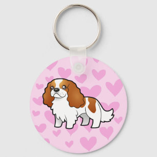 Chaveiro Amor descuidado do Spaniel de rei Charles