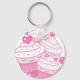 Chaveiro amor do cupcake