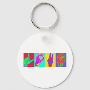 Chaveiro AMOR do linguagem gestual